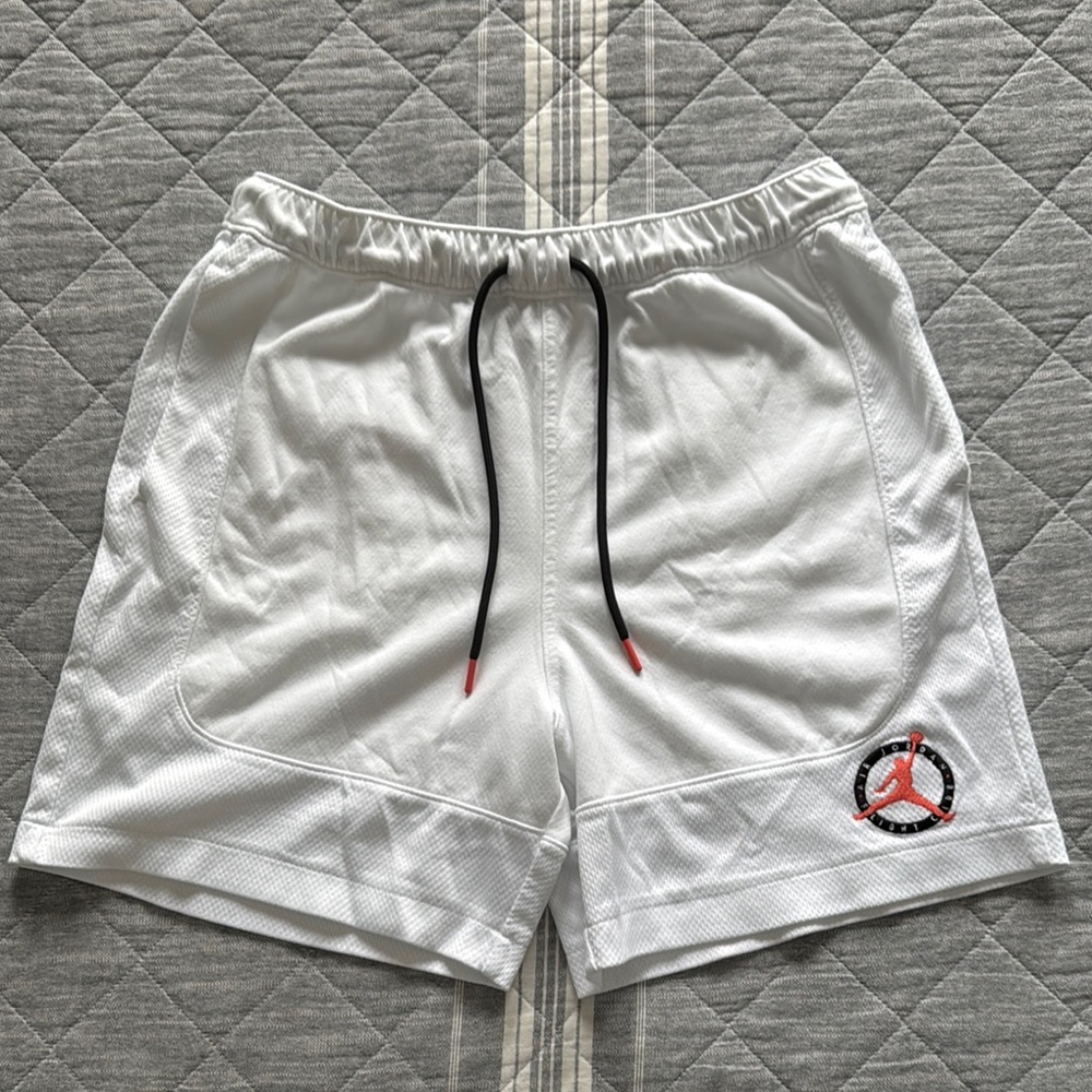 Jordan White Athletic Shorts